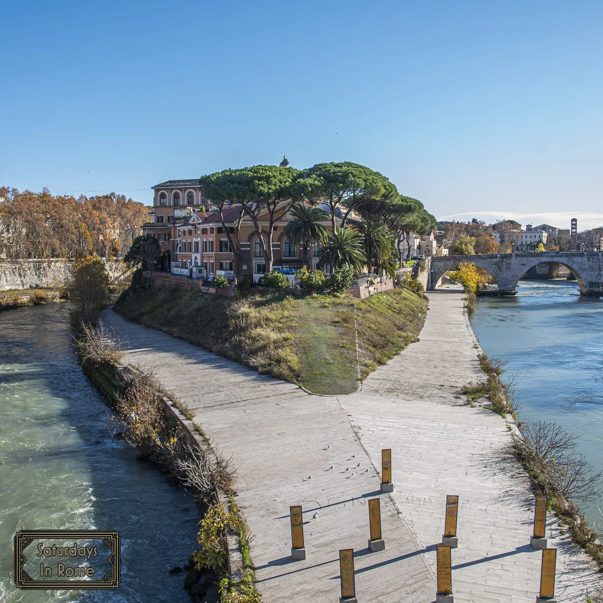 Tiber River In Rome - Tiber Island