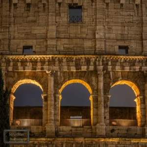 Colosseum Restoration - Nighttime Glow