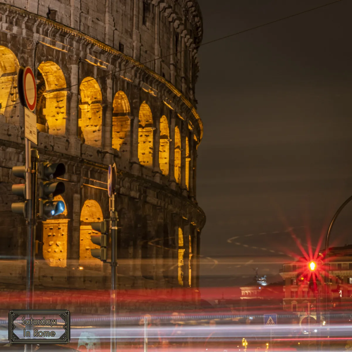 Colosseum Restoration - Probably not at night